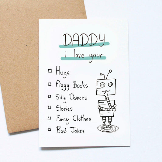 Daddy Love Birthday Card