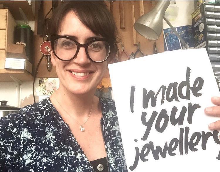 Gold Necklace with Teardrop Pendant - Drumgreenagh Craft & Design Store