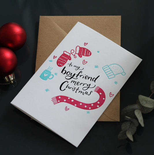 Boyfriend Christmas Card - Drumgreenagh Design Store