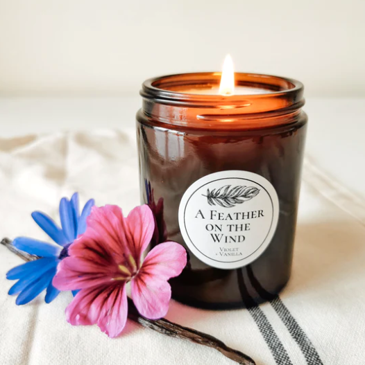 A Feather on the Wind Candle