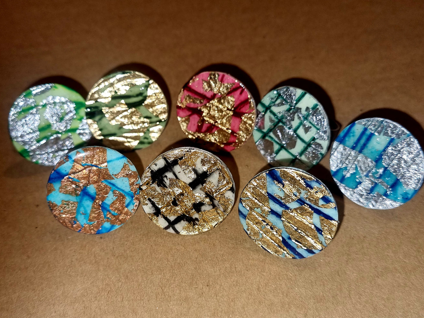 Blue & Bronze Ró Ring