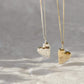 Gold & Silver Heart Necklaces - Drumgreenagh Gift Shop, Ireland
