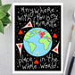 Anywhere With You Card & World Image