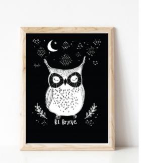 Nursery-Animal-Owl-Print