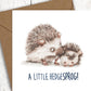 New Baby Hedgehog Card