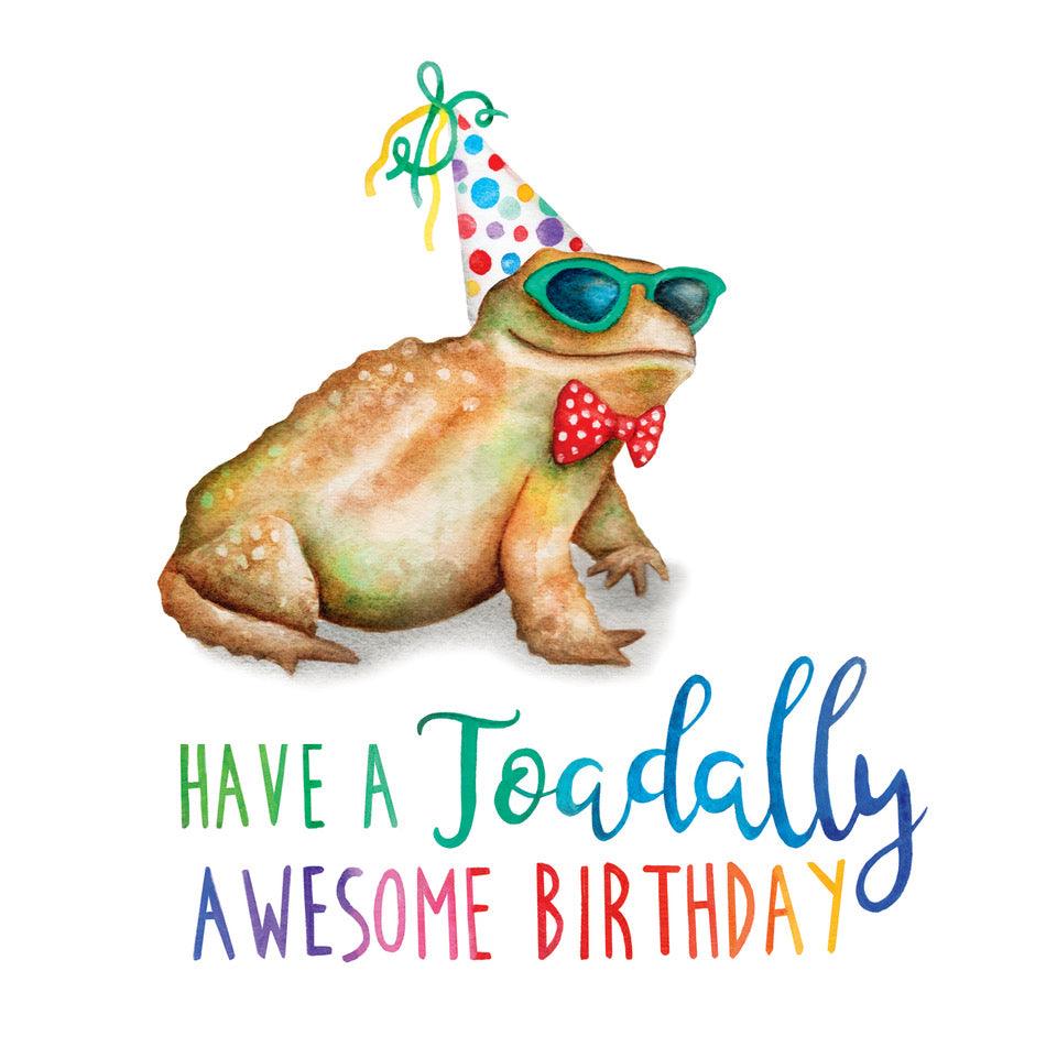 Kids Toad Birthday Card