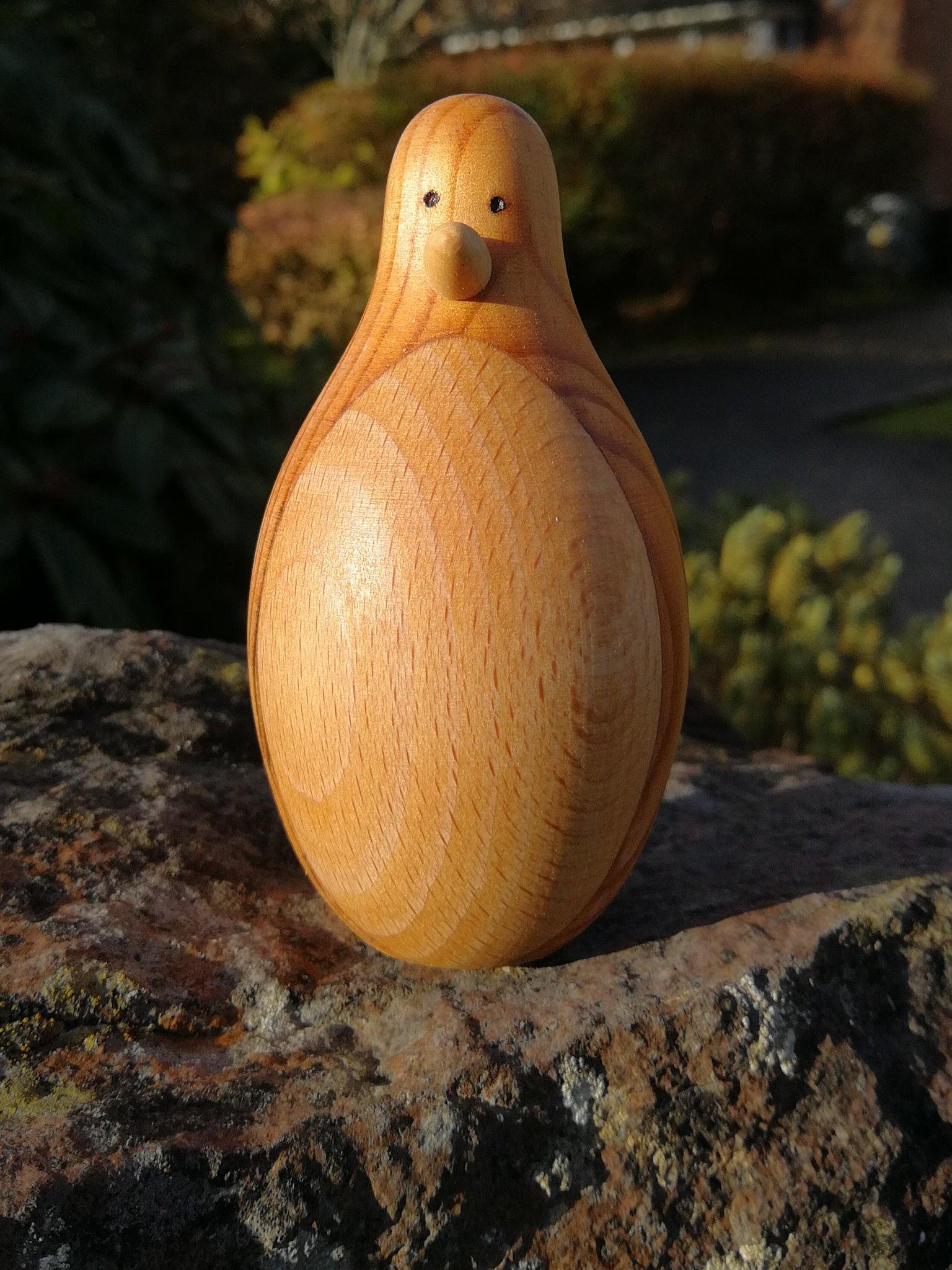 Handmade Wooden Penguin