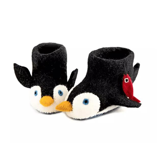 Handmade-Childrens-Animal-Penguin-Slippers