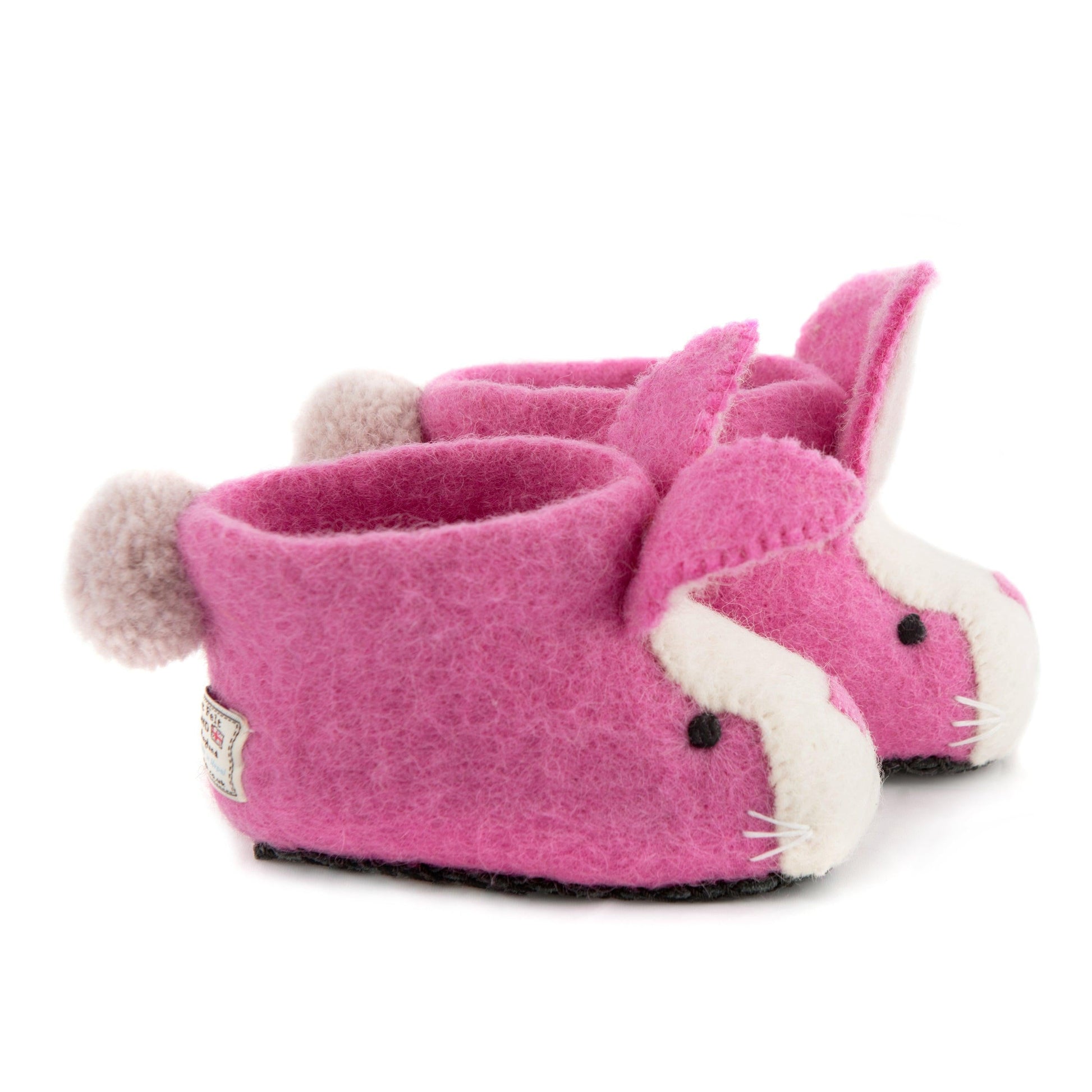 Handmade-Pink-Rabbit-Childrens-Slippers – Drumgreenagh