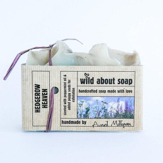 Hedegrow Heaven Handmade Soap with Exfoliating Poppy Seed