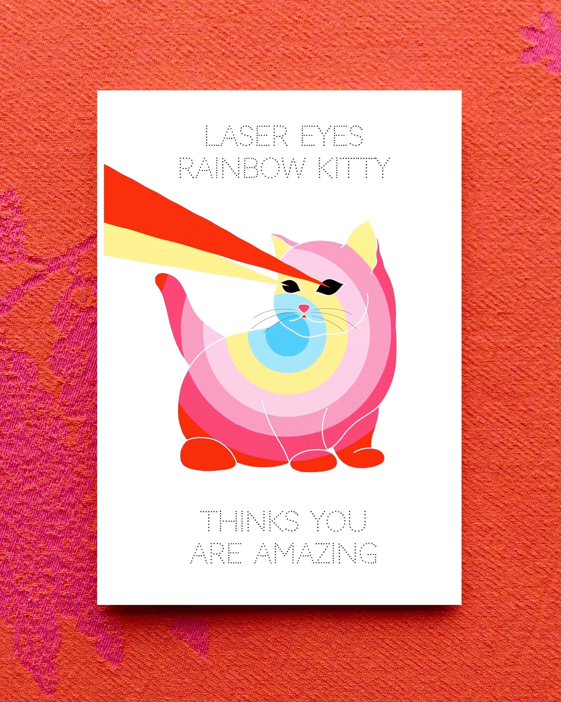 You Are Amazing Kitty Card