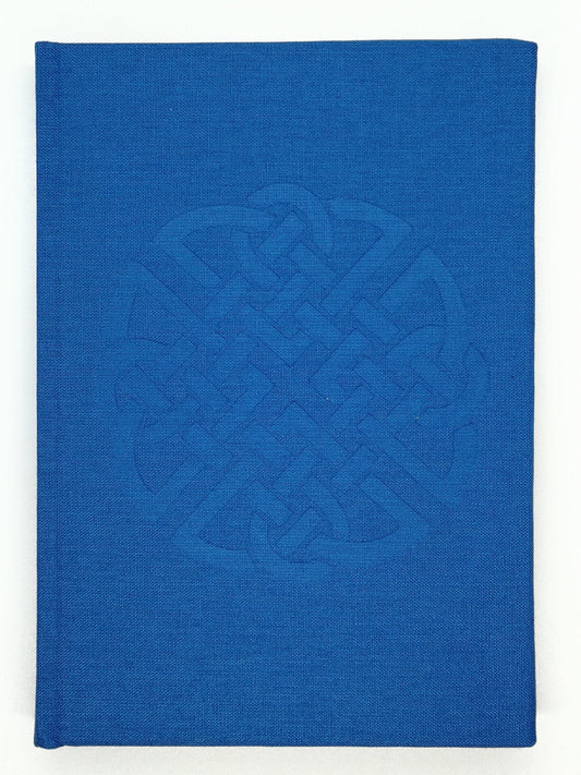 Irish-Linen-Handbound-Notebook-Dara-Celtic-Knot