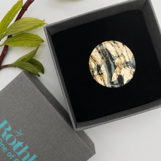 Black & Gold Dress Ring