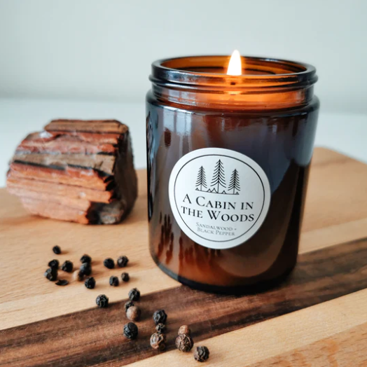 A Cabin in the Woods Candle
