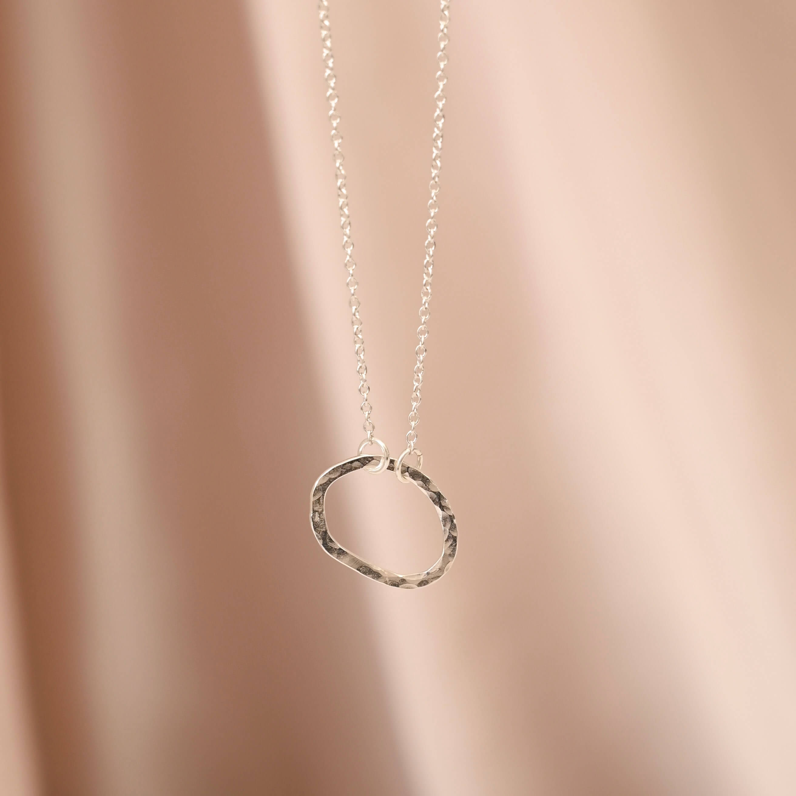 Ethical silver store necklace