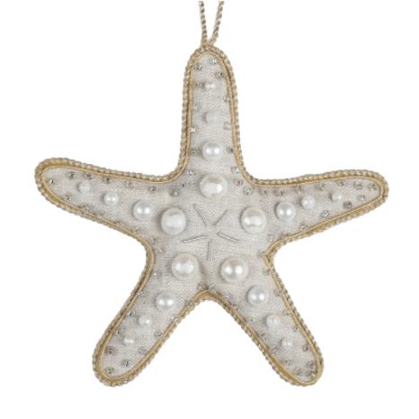 Starfish Linen Christmas Decoration