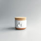 Small Terracotta & White Storage Jar