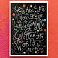 You Are Glitter A4 Print